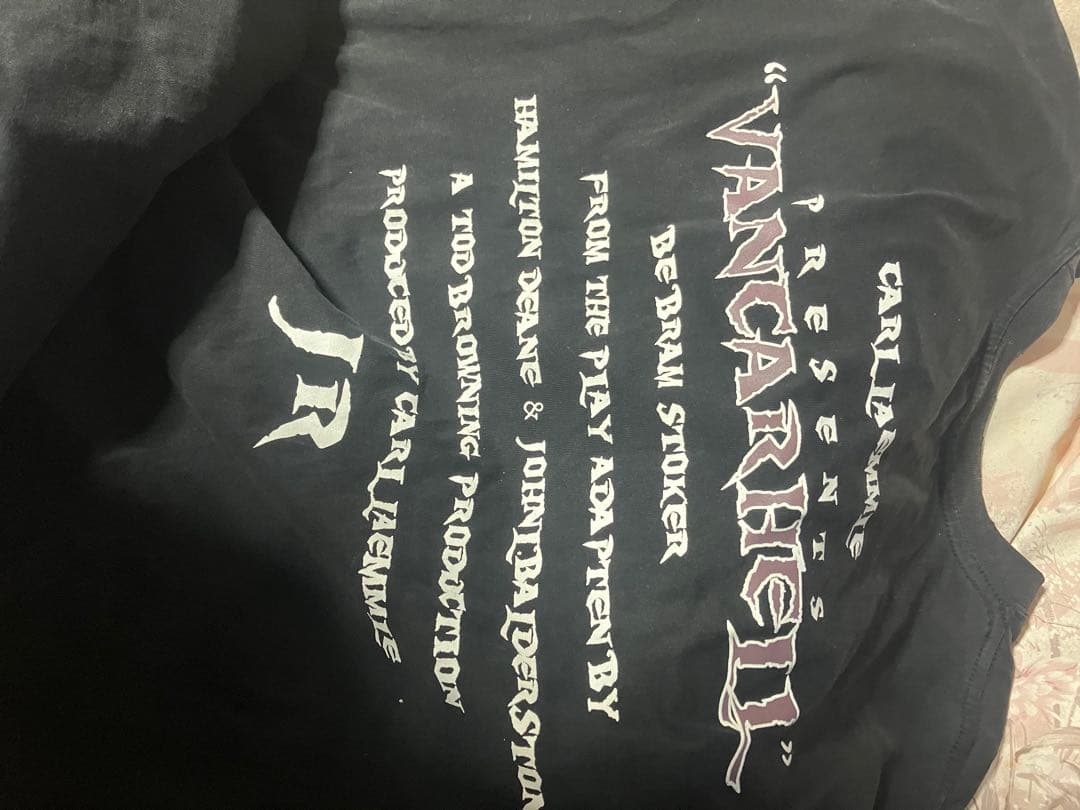 Vancarhell 黒 Tシャツ サイズＬ