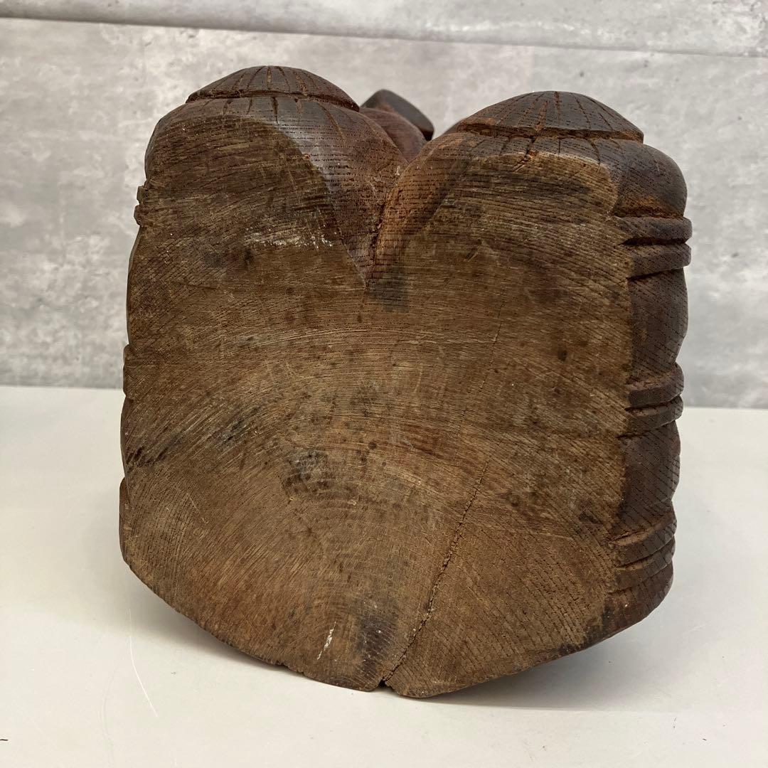 アンティーク 骨董 木製 木彫り 木彫 彫刻 恵比寿 大黒天 七福神 縁起物