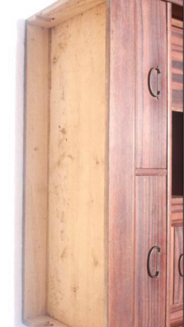 希少♦️黒柿♦️皇室御用達♦️天然 最高級 宝物扱い♦️飾り収納棚♦️日本技術♦️送料込