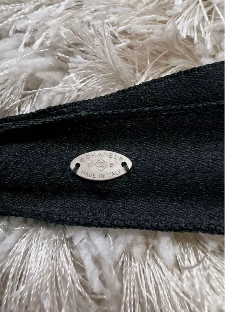 piroz★CHANEL(シャネル)☆美品 リボンカチューシャ ブラック