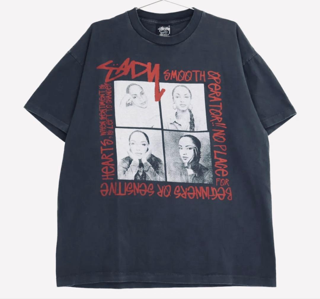 STUSSY × SADE Tシャツ　ブラック XL