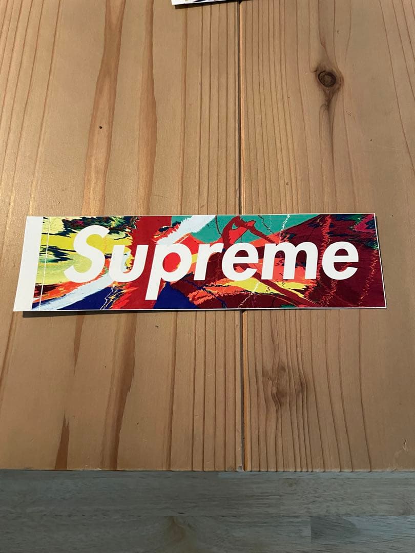 Supreme ダミアンハーストBOXロゴ ステッカー