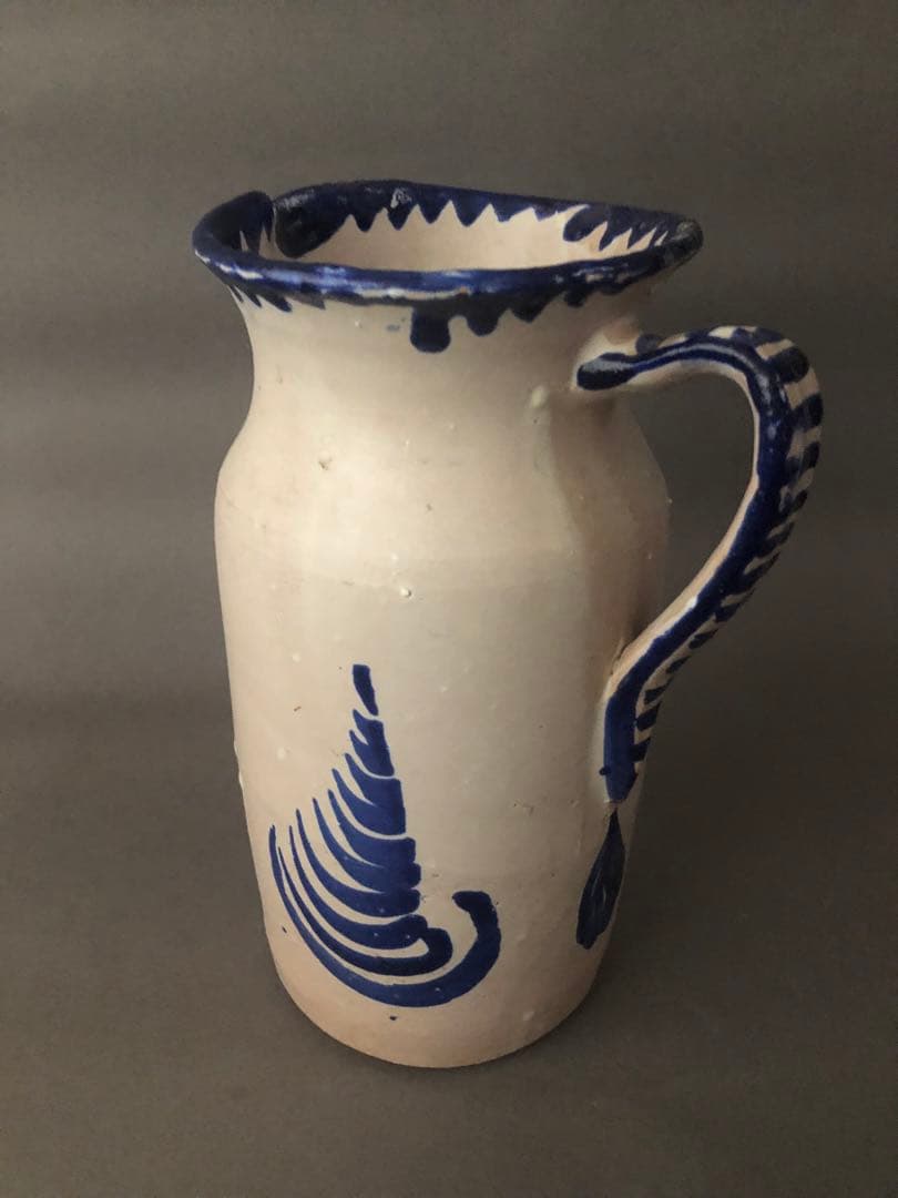 スペイン陶器　水差し　ピッチャー