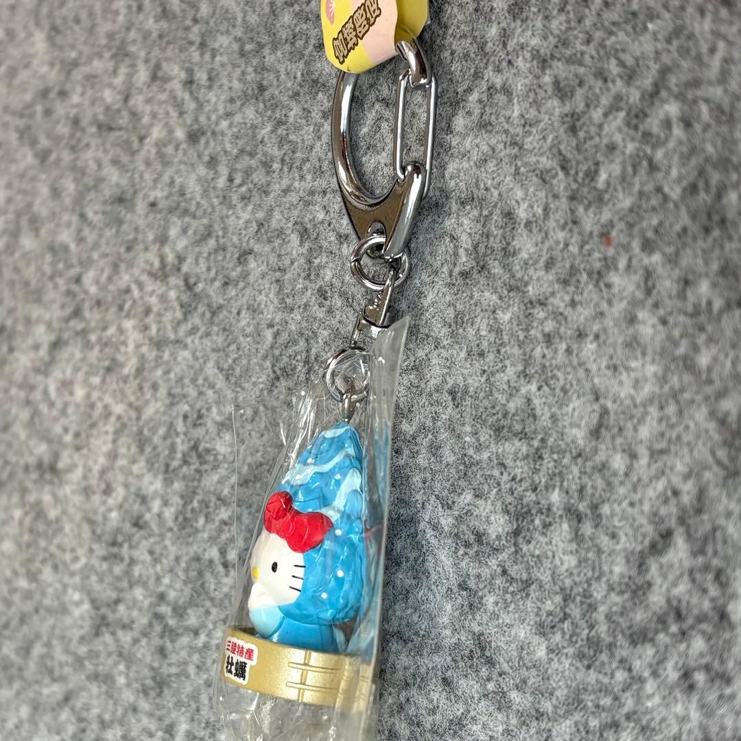 ハローキティ ご当地 宮城限定 マスコットキーホルダー 牡蠣