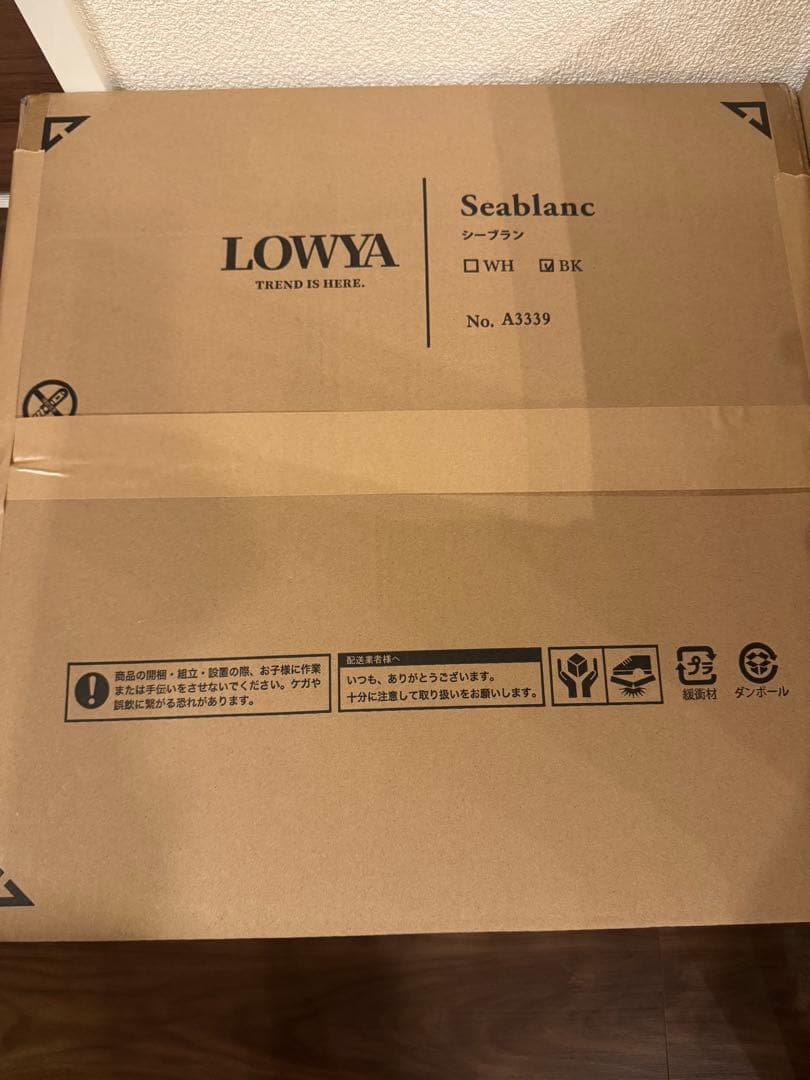 LOWYA Seablanc ブラック シーリングライト アッパーライト付き