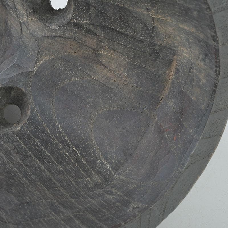 時代木彫面　能面　烏天狗　獣面　神楽面　M　9597