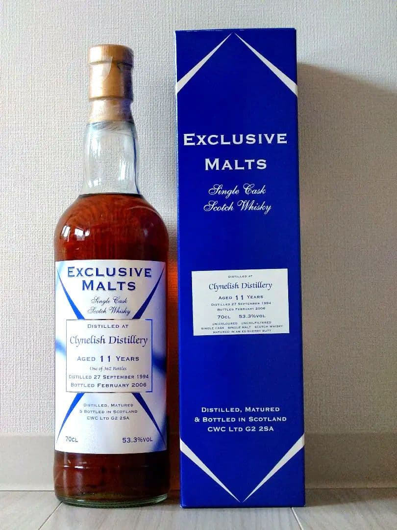 クライヌリッシュ 1994-2006 エクスクルーシブモルト 53.3%