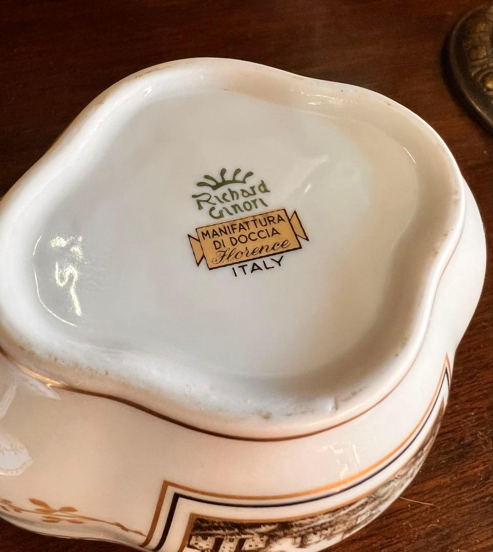 ジノリ Richard Ginori シュガーポット キャンディ入 小物入