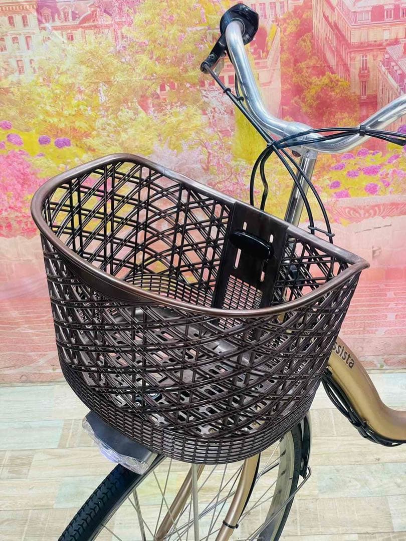 K3231 電動自転車 ブリヂストンアシスタ ママチャリ 26インチ 送料無料