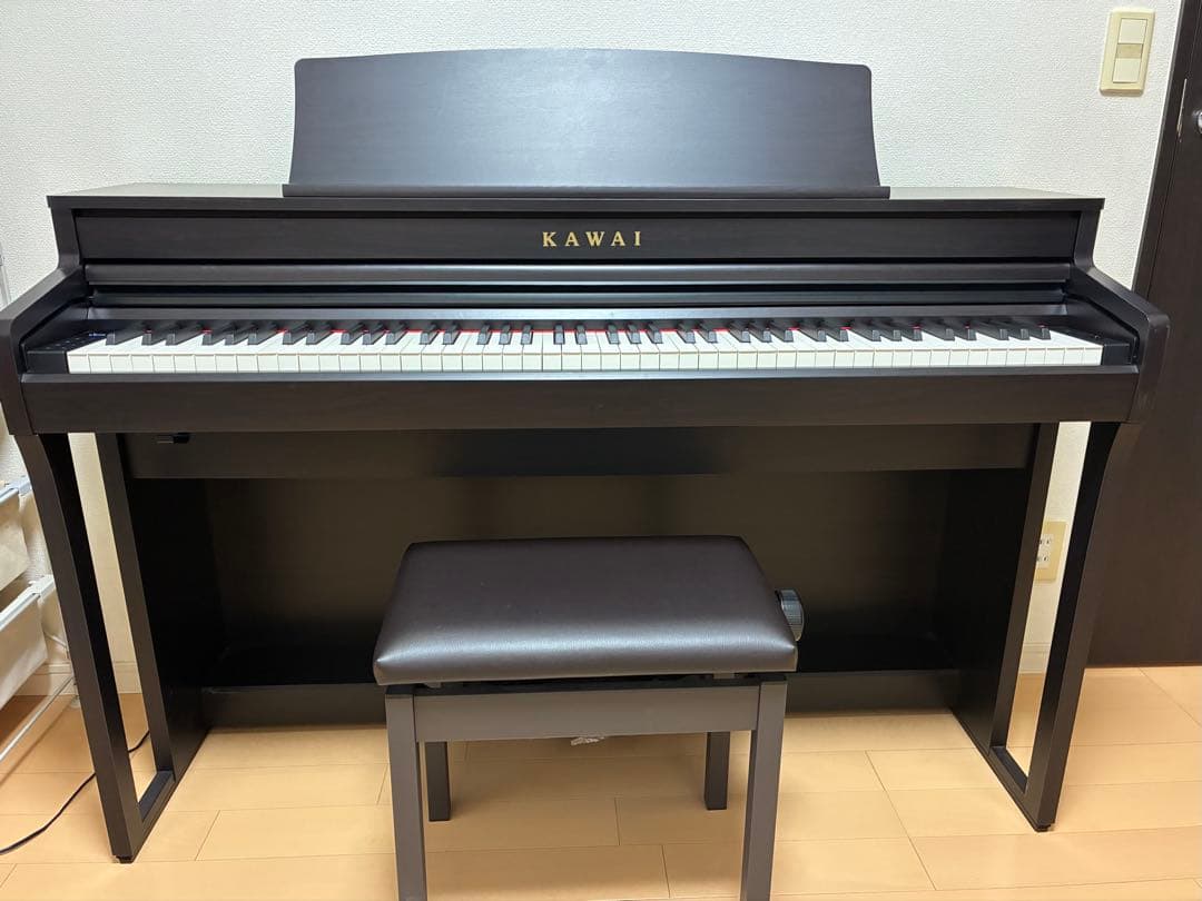 【2022年製　KAWAI】 電子ピアノ CA49R 木製鍵盤　状態良好