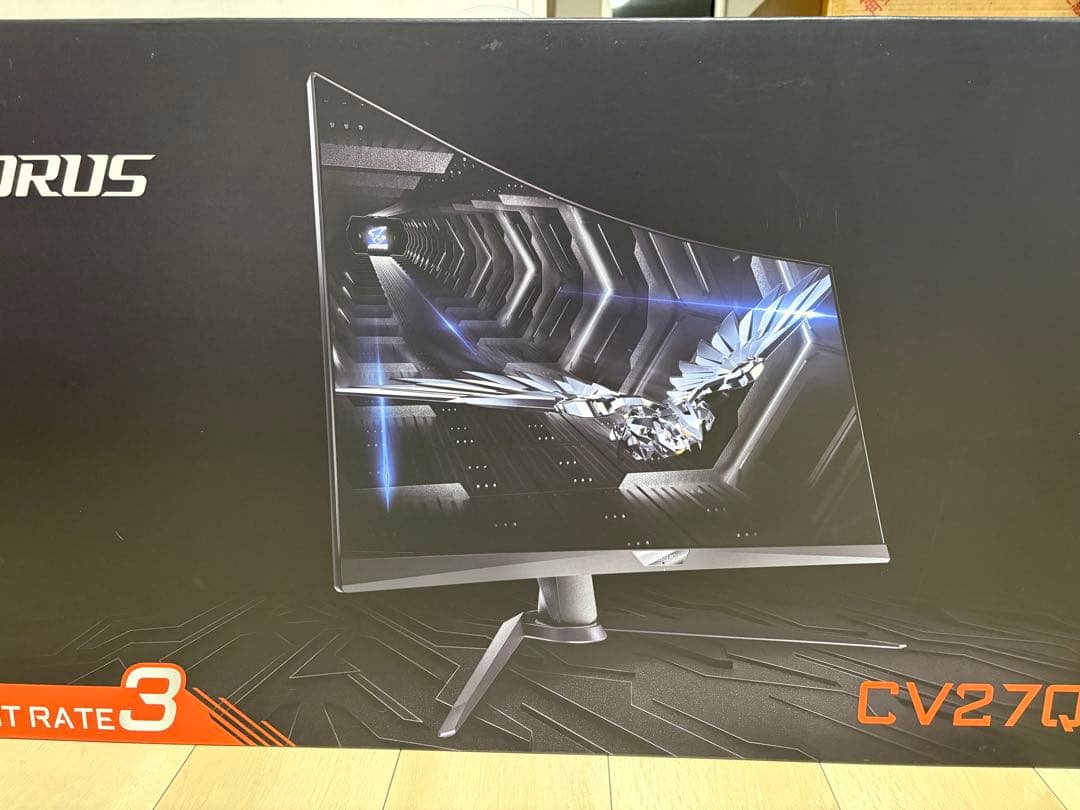AORUS GIGABYTE CV27Q ゲーミングモニター