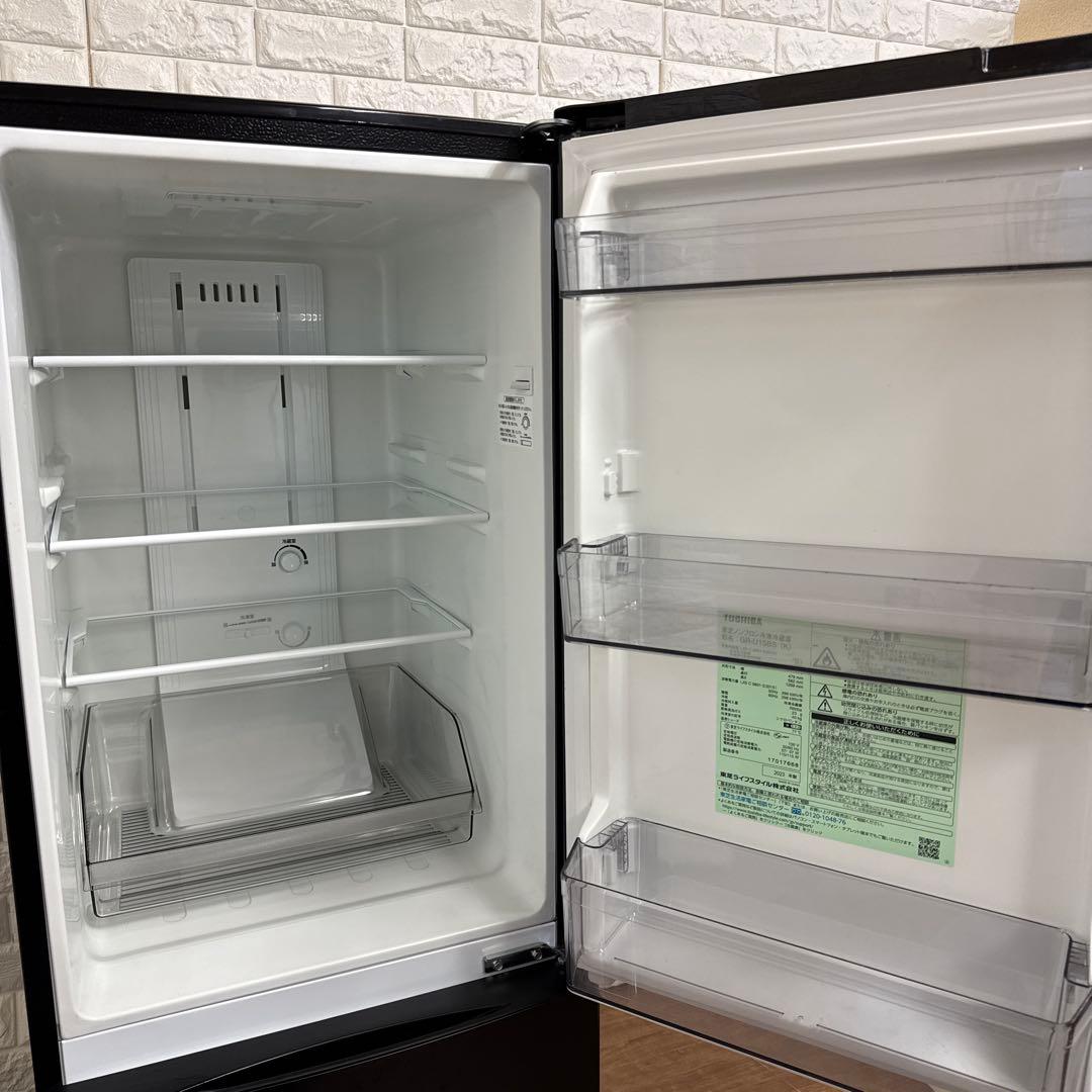 TOSHIBA GR-U15BS 2023年式　冷蔵庫 右開き　札幌近郊限定です