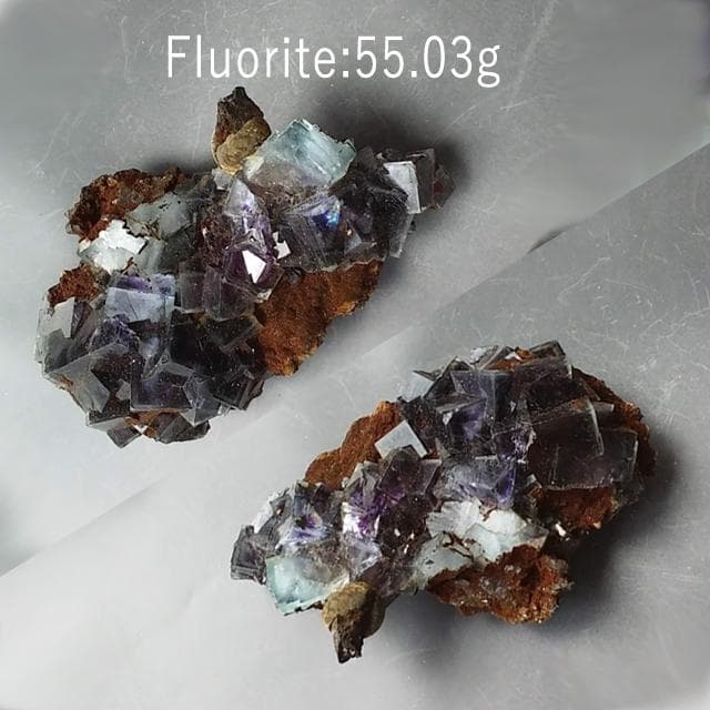 55.03g　闇落ちフローライト　パープルフローライト　フローライト