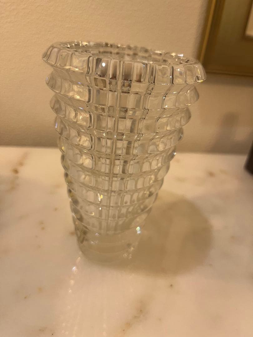 バカラ　花瓶　アイシリーズ　15cm