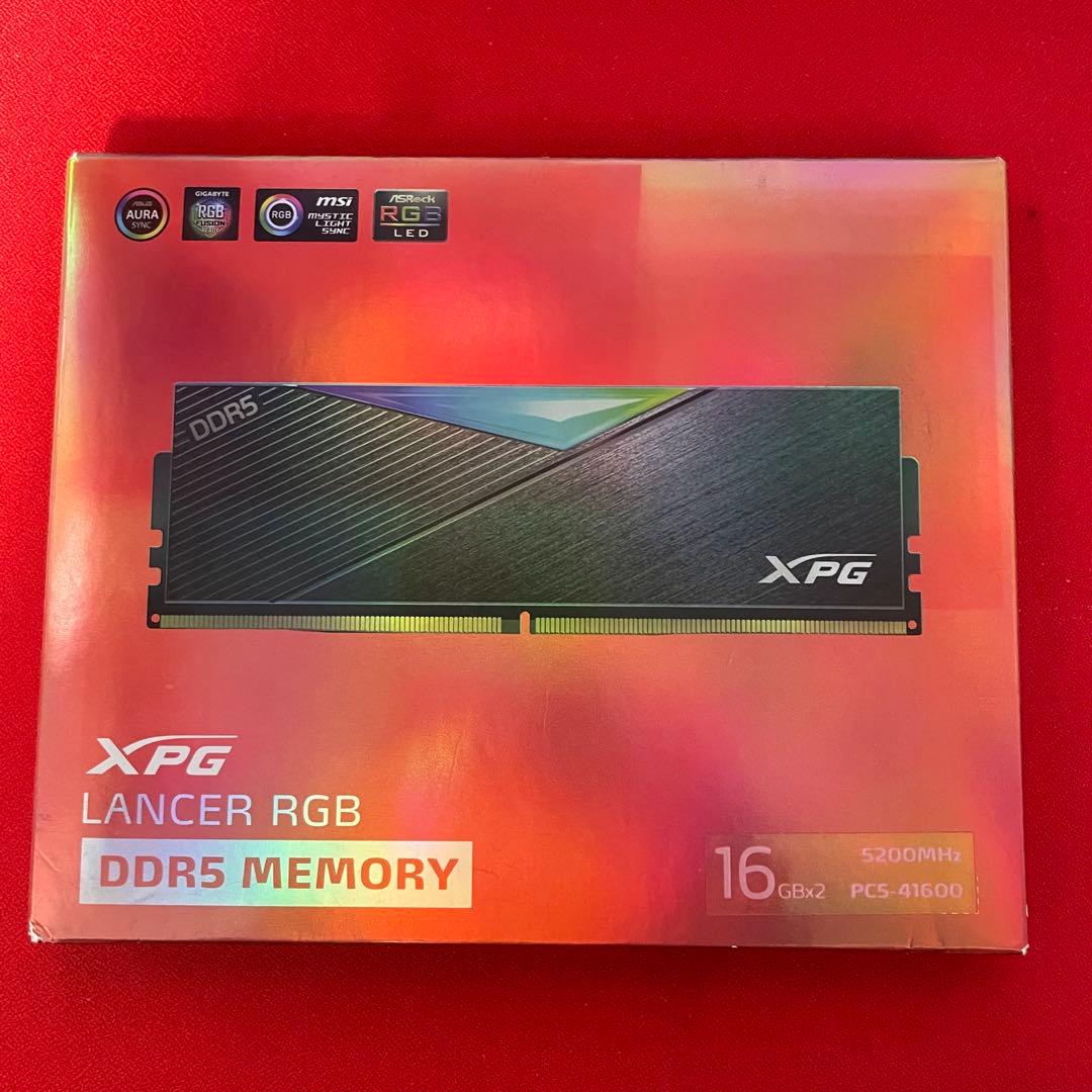 XPG Lancer RGB DDR5 32GB(16GB×2) 5200MHz
