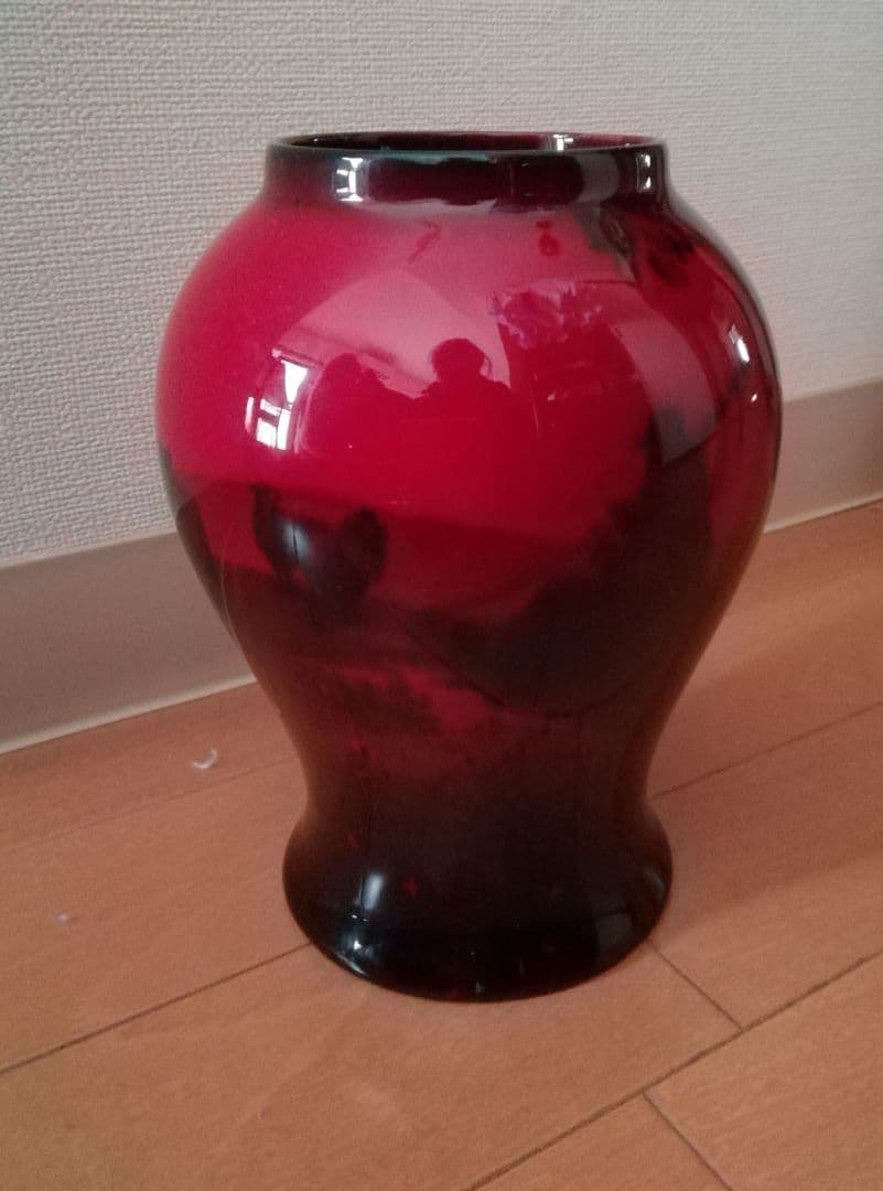 ロイヤルドルトン　フランベ②　花瓶　 　英国アンティーク