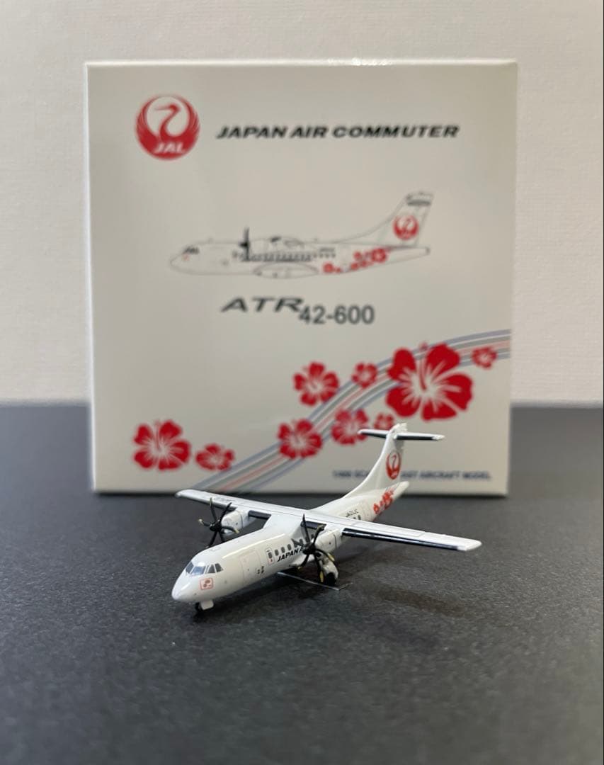 【希少】JAC ATR42-600 ハイビスカス JCウイングス 1/400