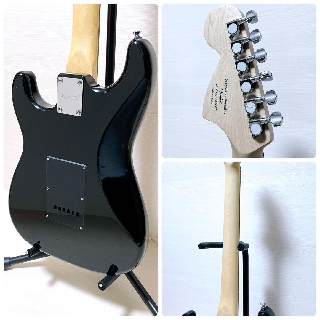 スクワイヤー バイ フェンダー ストラトキャスター エレキギター ブラック