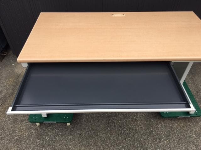 PLUS/プラス　OAデスク　平机　引出し　SP-T147 WM　W1400