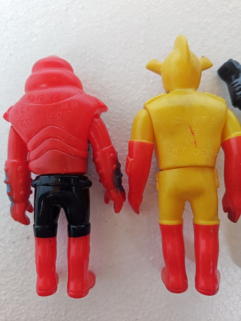 タカトク　アクマイザー3　ザビタン　イービル　ガブラ　ソフビ3体セット