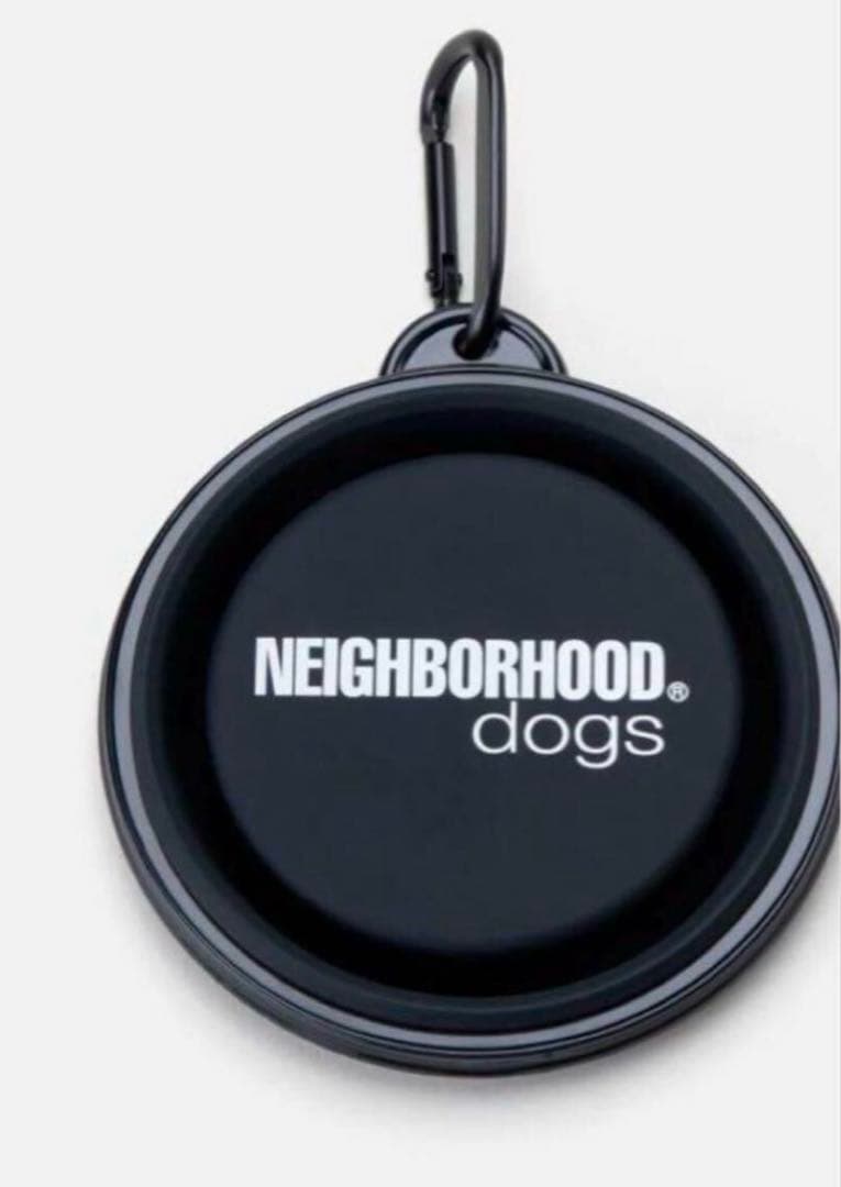 食器・餌やり・水やり用品 NEIGHBORHOOD Foldable Dog Bowl Black