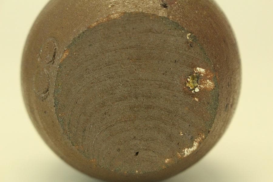 茶道具 備前茶入 共蓋(A767)