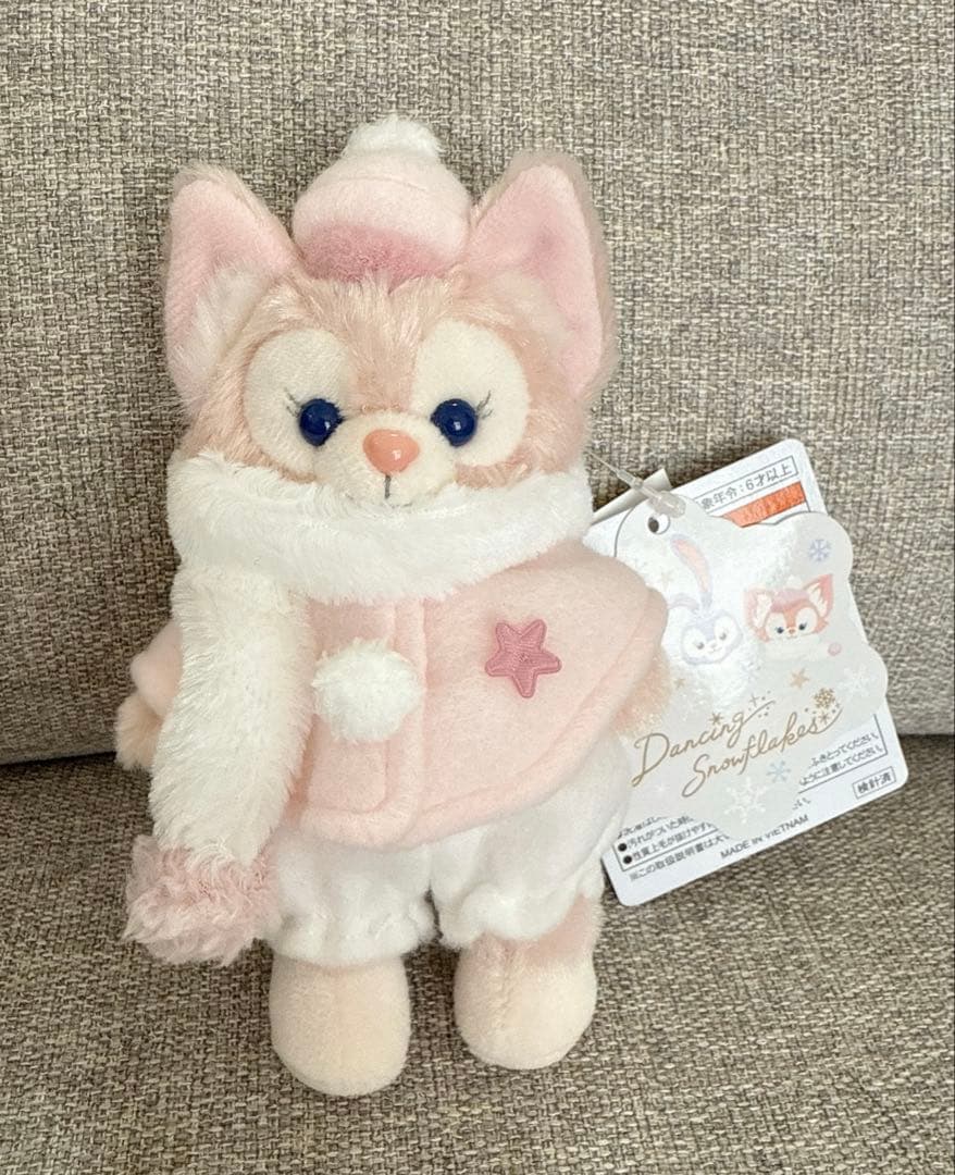 ディズニーシー ダンシングスノーフレークス リーナベル ぬいぐるみバッジ ぬいば