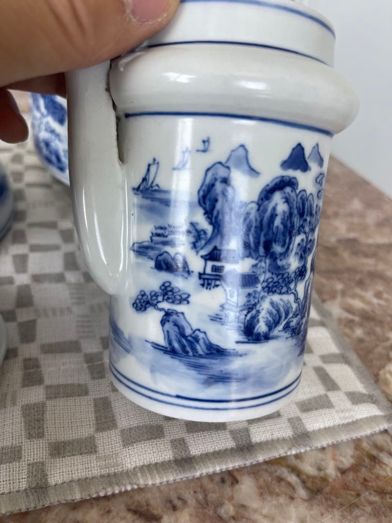 陶器 酒器　中国大清乾隆年製在銘