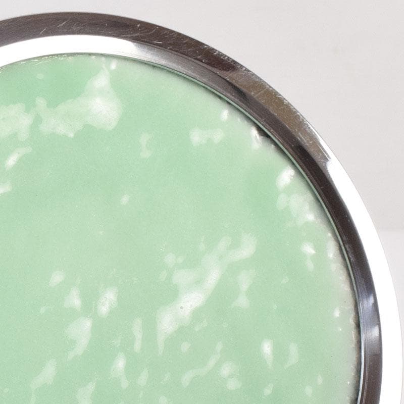 七宝焼　花文　花瓶　唐木台付　共箱　M　R8887H