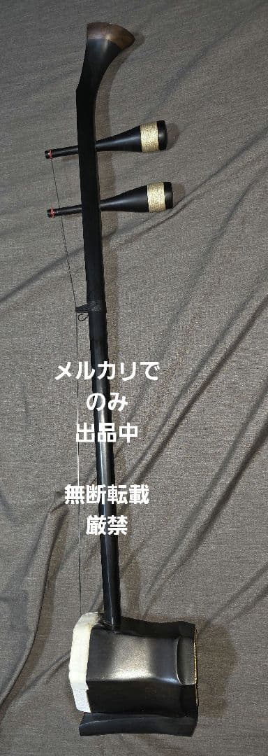 光舜堂 二胡 真黒黒檀六角モデル CDM(和紙)皮