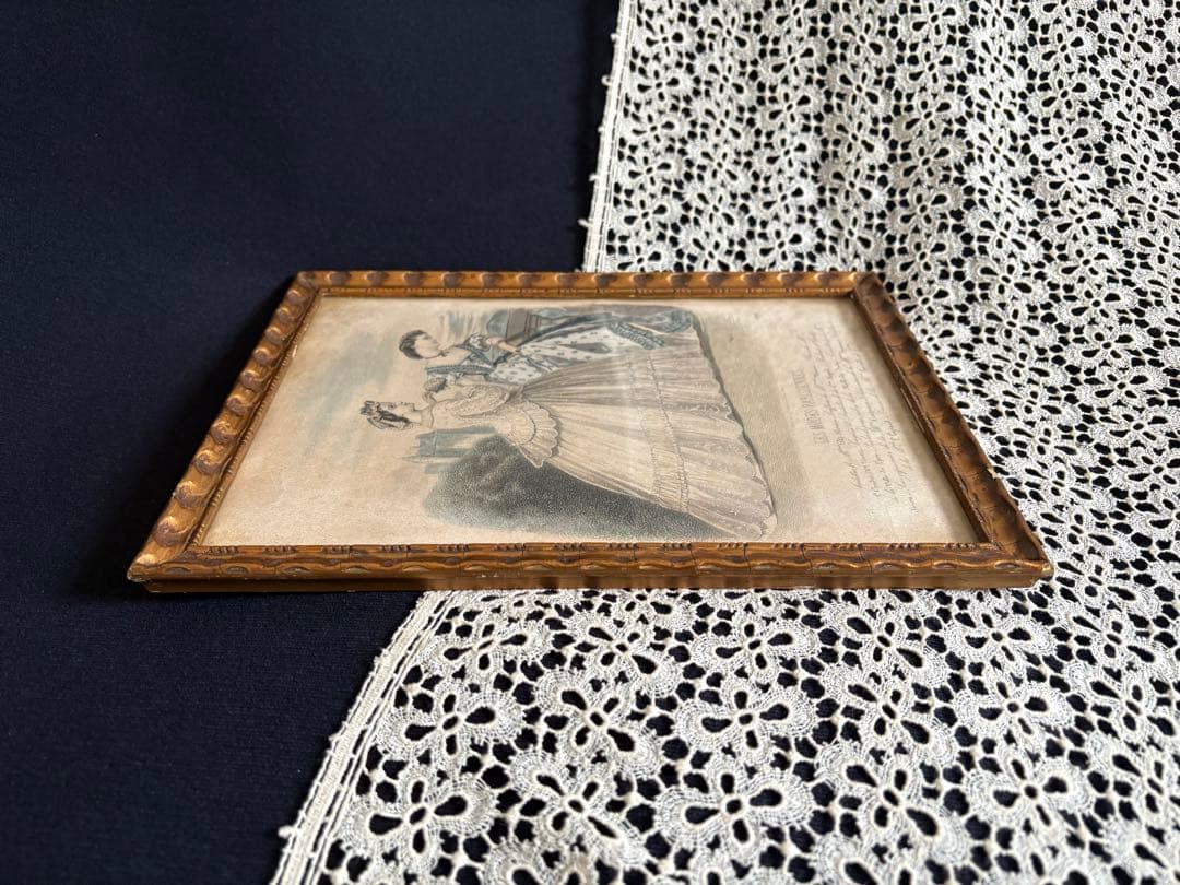 フランスアンティーク 額縁La Mode Illustree