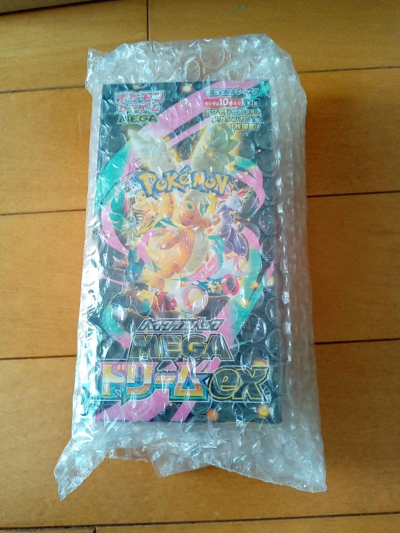 ポケモンカードゲーム MEGAドリームex 未開封　シュリンク付き　5box