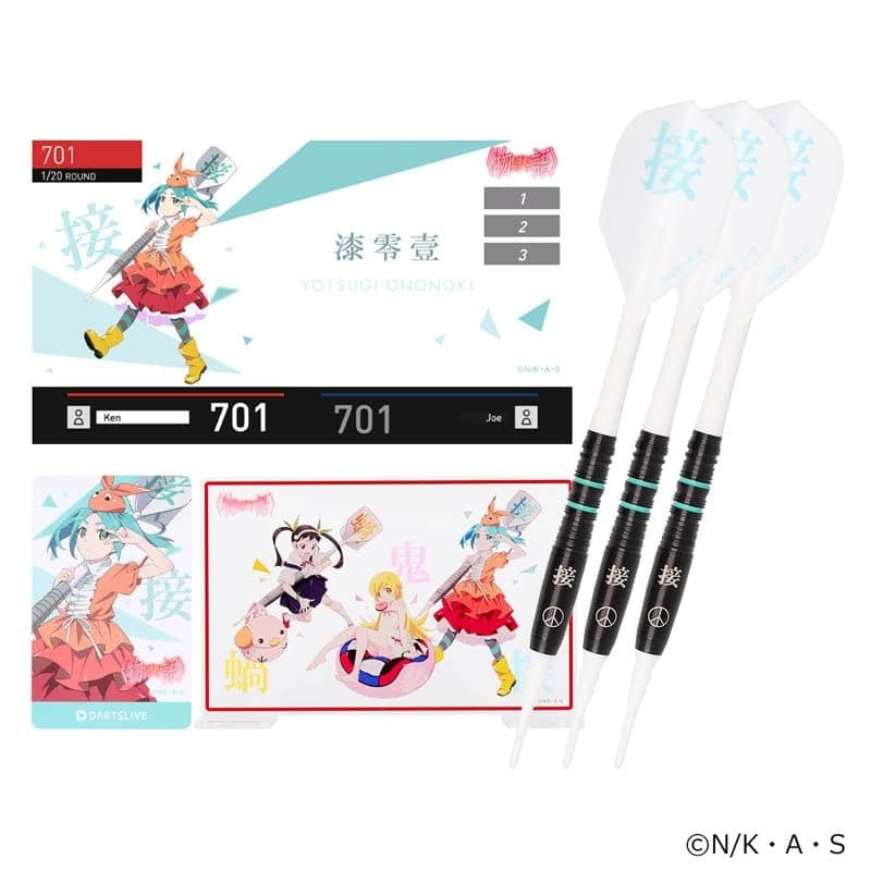 DARTSLIVE 物語シリーズ ダーツセット 3セット コンプリートカードなし
