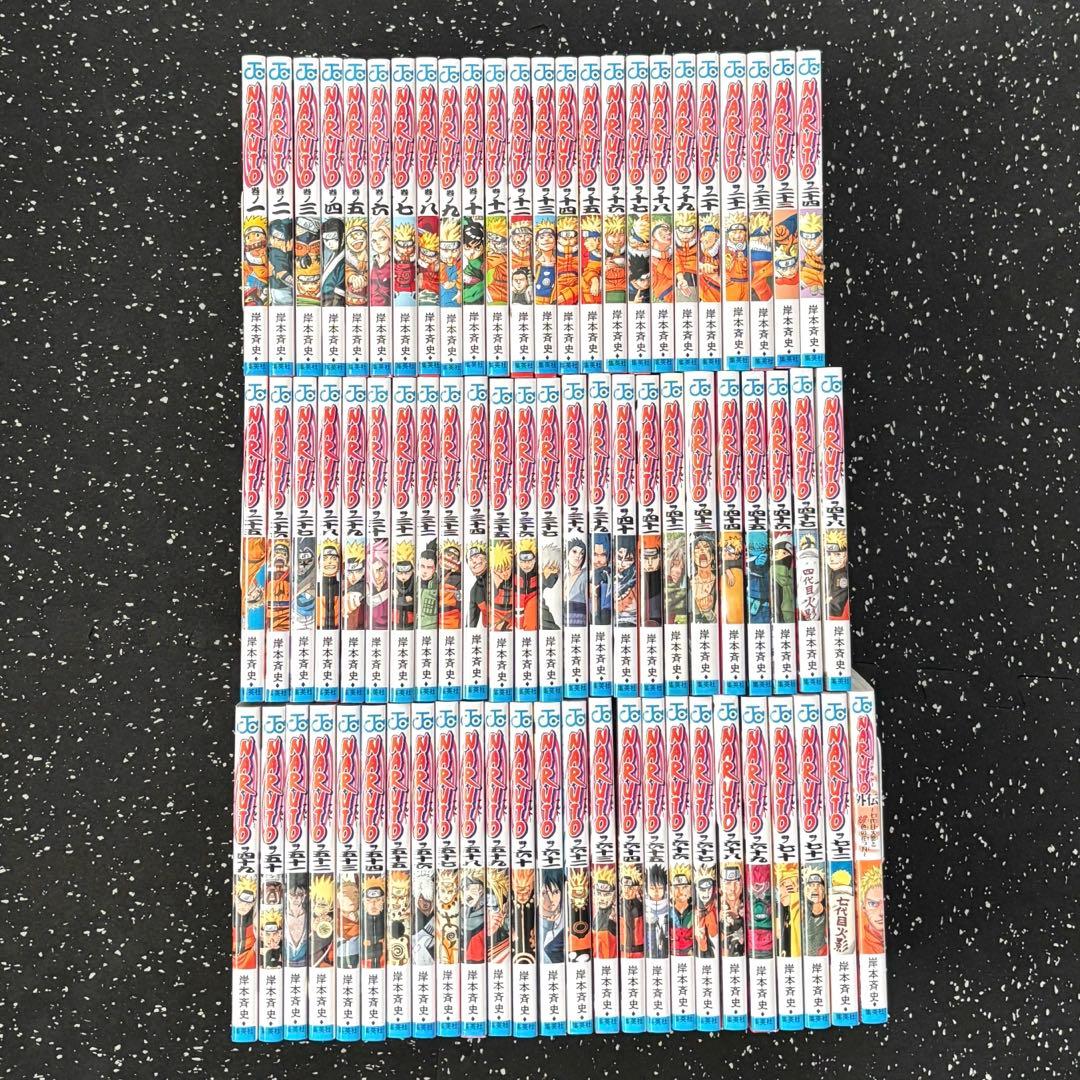 naruto ナルト　全巻　+外伝付き