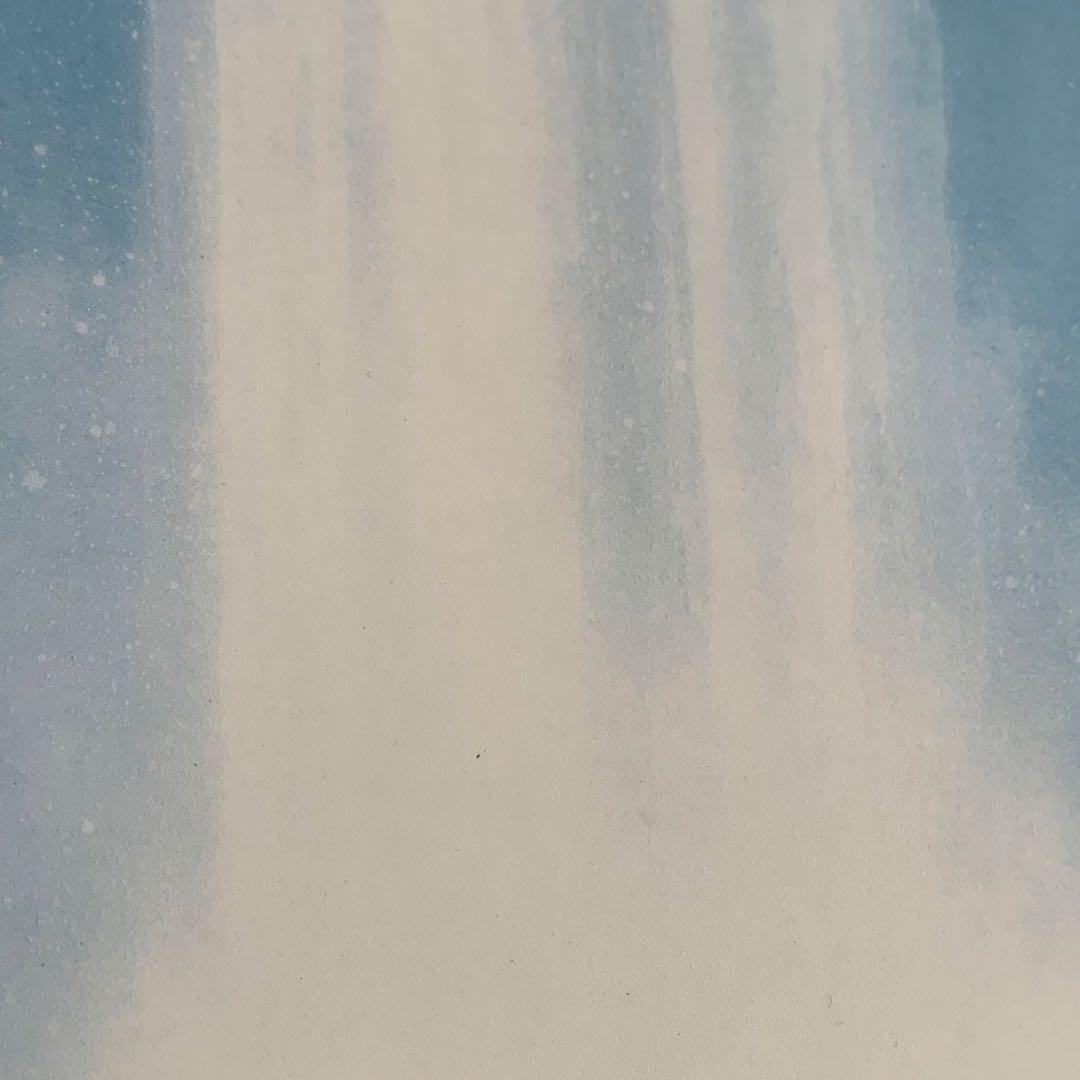 千住博 Waterfall ウォーターフォール 陶板画 彩磁プレート 深川製磁