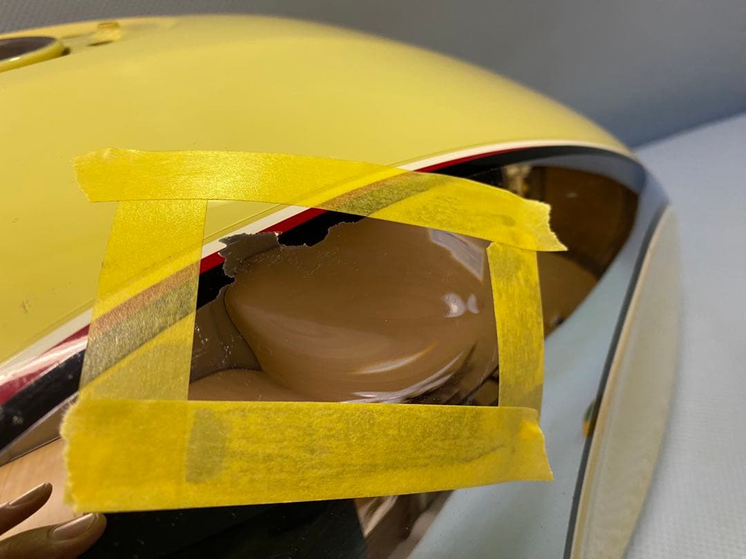 Kawasaki エストレヤ　エストレア　タンク　メッキ　キャブ　カワサキ