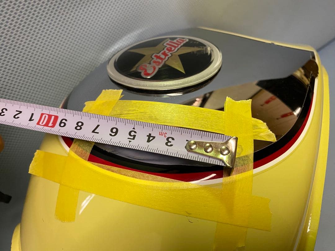 Kawasaki エストレヤ　エストレア　タンク　メッキ　キャブ　カワサキ