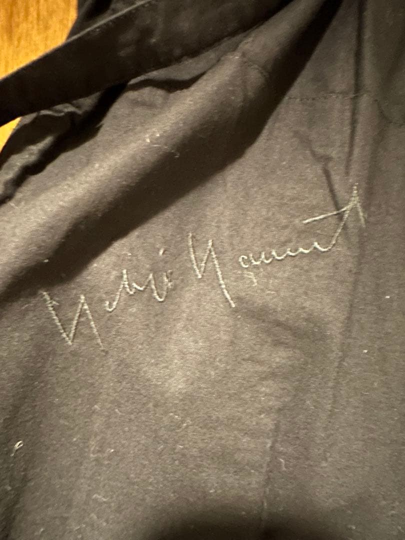 ヨウジヤマモトプールオム　刺繍ラップパンツ