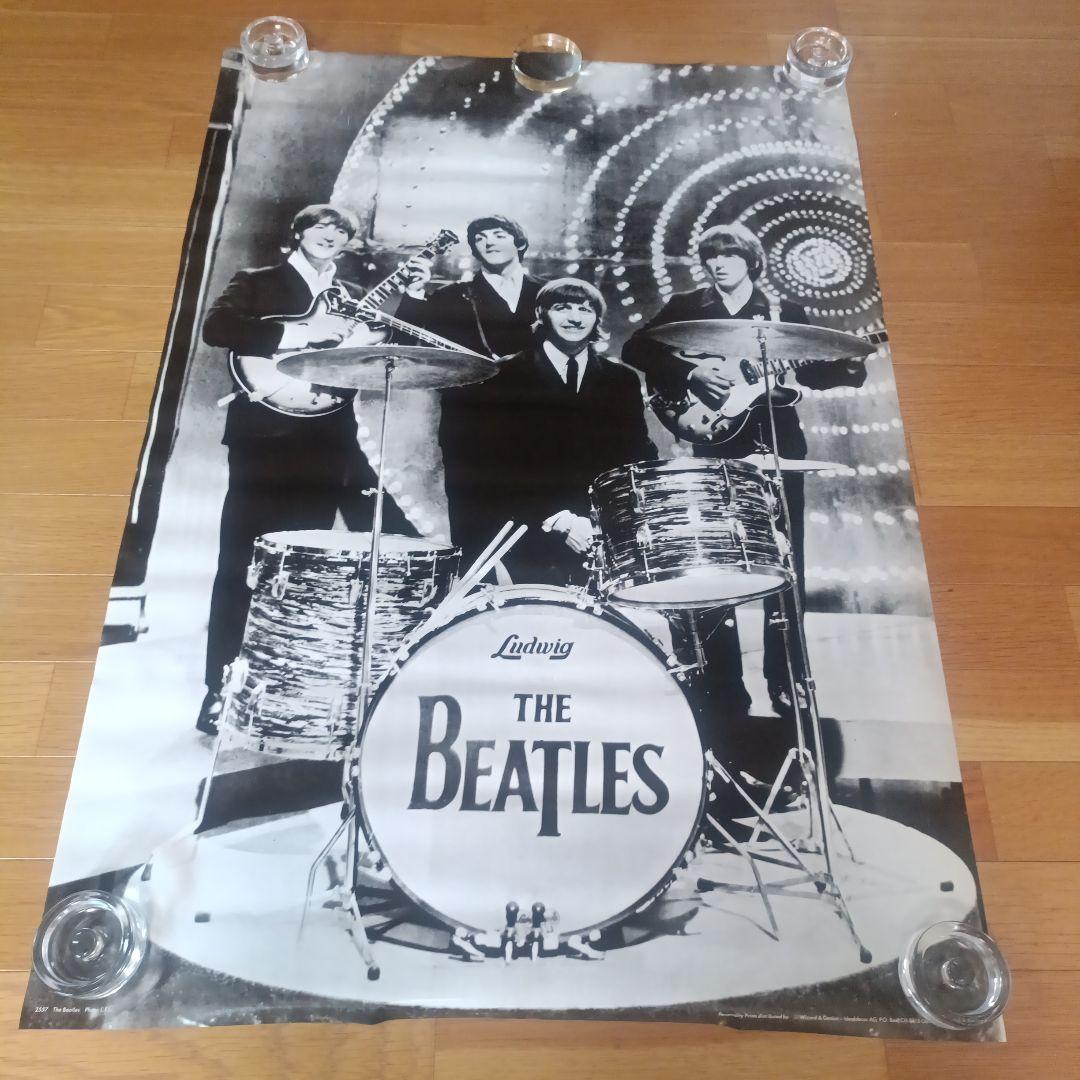 THE BEATLES モノクロポスター ヴィンテージ☆レアアイテム