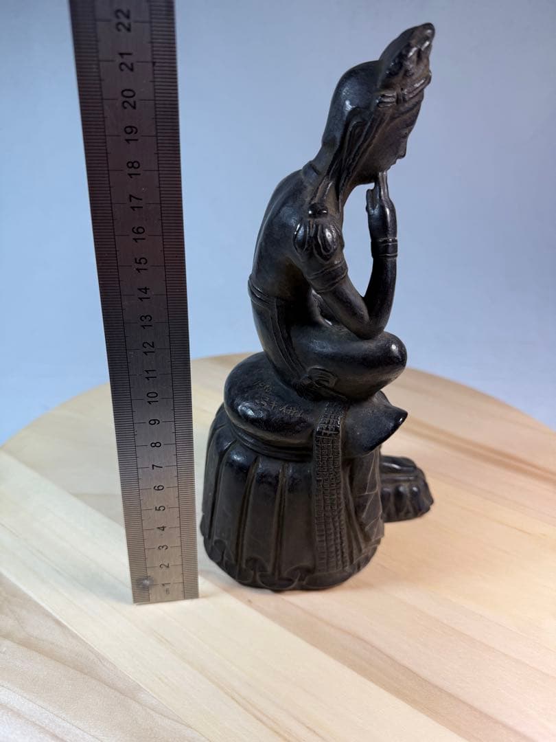仏像 思惟弥勒銅製仏像 仏教美術 芸術品骨董