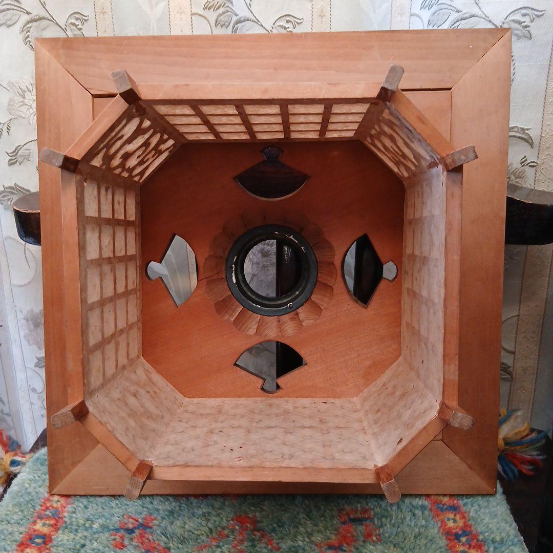 木製の電気の傘