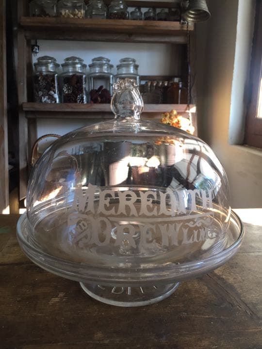 超激レア  MEREDITH ガラスケーキドーム