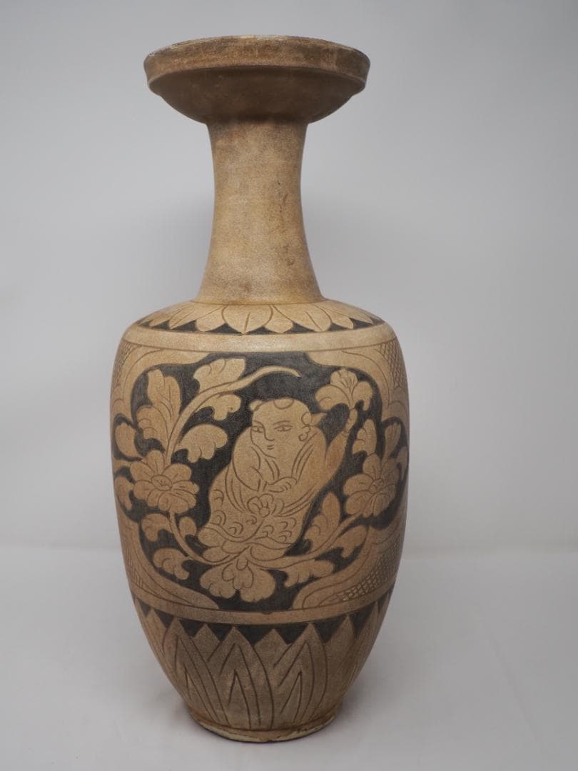 花紋　瓶　壺　花瓶　中華　中国