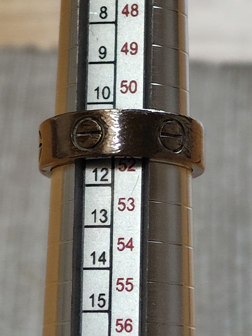 カルティエ　ラブリング　51 18金　WG　説明必読願います