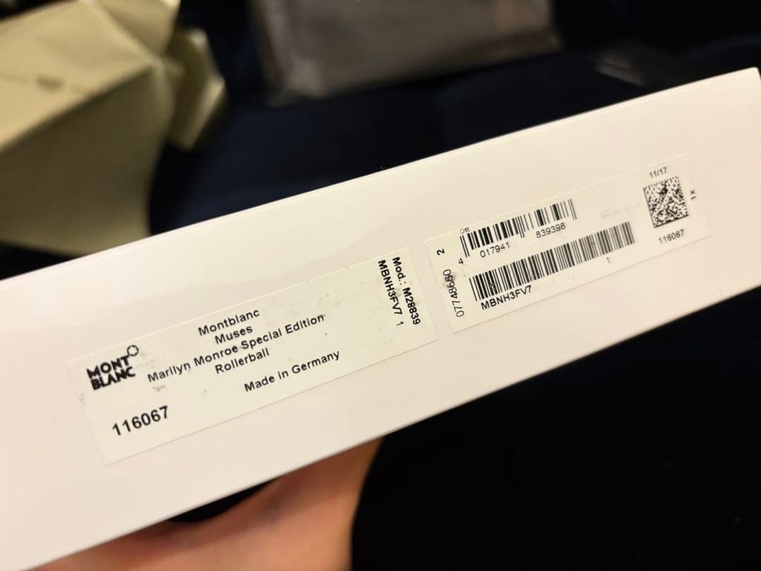 【新品未使用】MONTBLANC モンブラン マリリン・モンロー インク3本付き