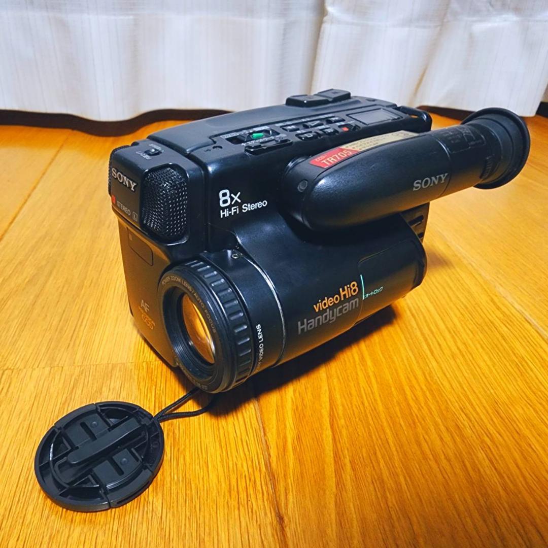 【動作確認済】希少 高画質 SONY Hi8 CCD-TR705 説明書 箱 他