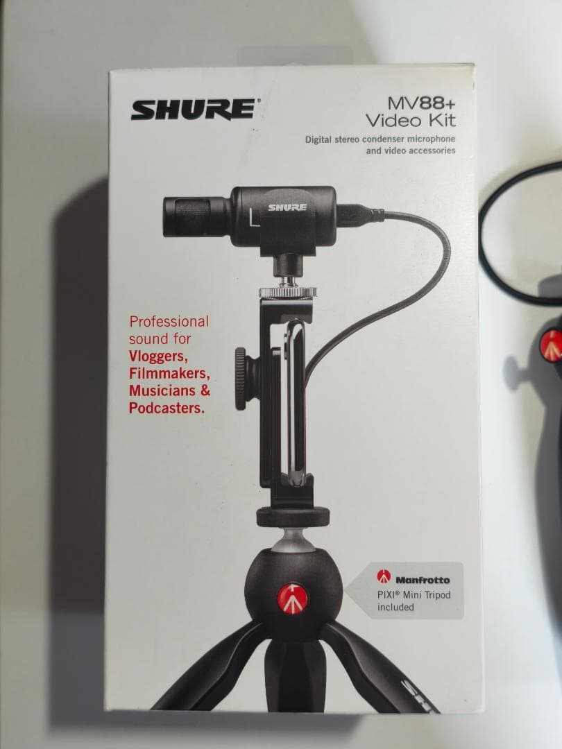 【美品】SHURE MV88+Video Kit シュアー iPhone対応