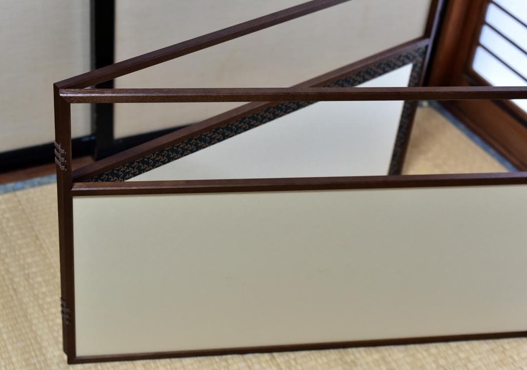 こまつなぎ　風炉先屛風【極上品】お茶道具／共箱