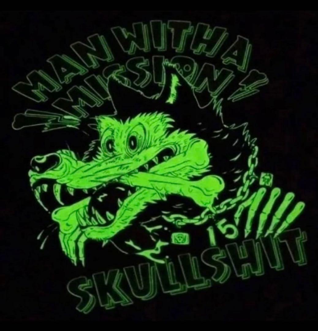 【新品】MWAM x SKULLSHITコラボT Lサイズ