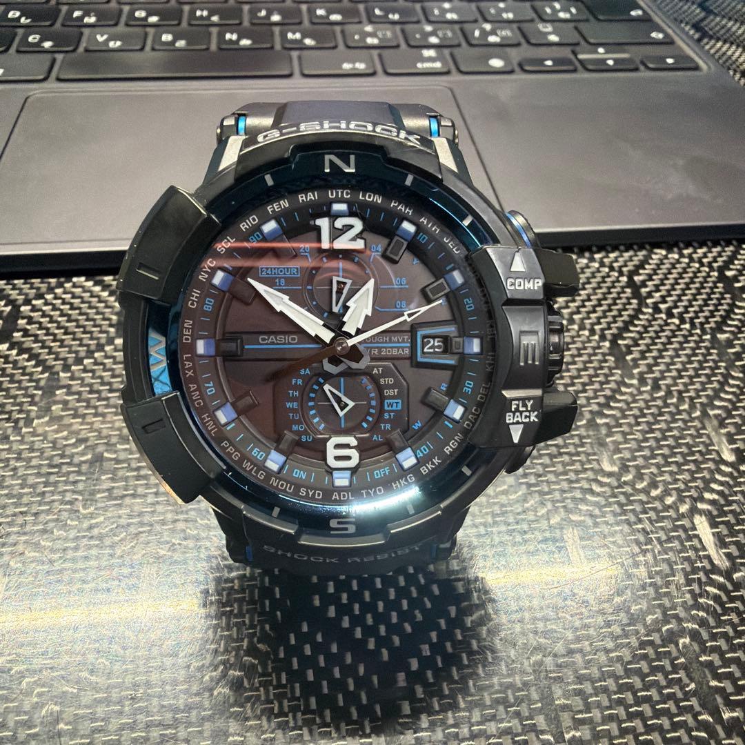 GW-A1100FC CASIO G-SHOCK ブラック/ブルー
